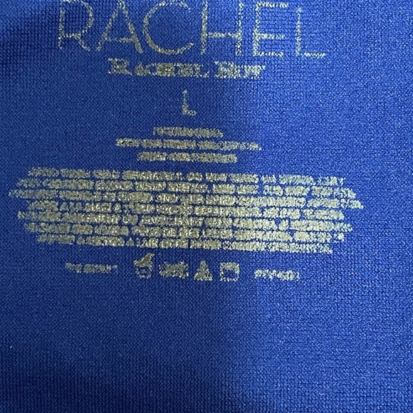 Rachel Roy women’s size Large blue floral side Lace up one piece swimsuit - Picture 6 of 8